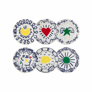 Coffret 6 assiettes à dessert - L'archipel sentimental - Gien