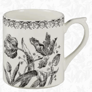 Mug - Tulipes Noires- 25,5cL H9,5