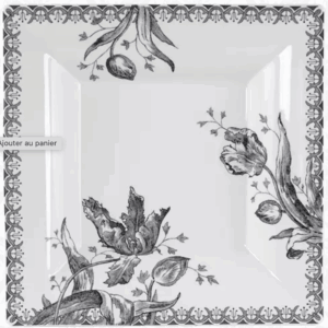 Vide poche - Tulipes Noires- 22x22