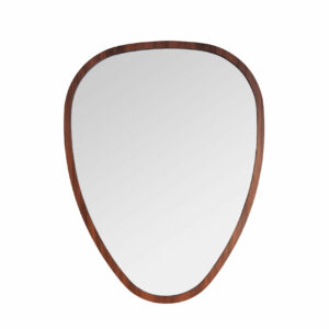 Miroir Ovo 50cm Noyer huilé Maison Sarah Lavoine